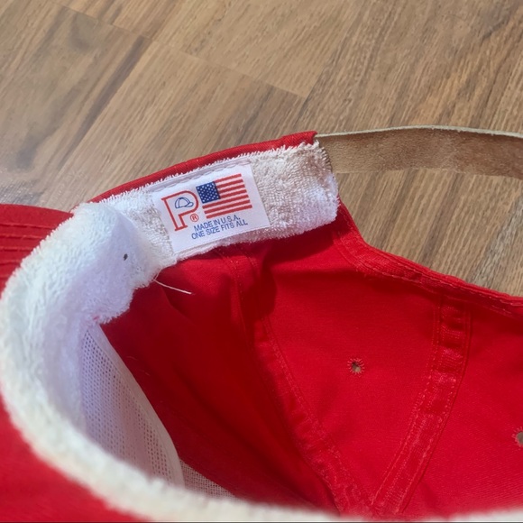 Vintage P Cap Trucker Hat Esso Fawley Petroleum Refinery Patch Cap Adjustable - Picture 6 of 7